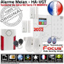 F2 PACK FOCUS HA-VGT 4G abonnement sans Appartement ST-V Centrale Alarme IP Ethernet GSM Connectée SIM TCP-IP 868MHz Réseau Smar