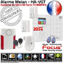 Garage Système FOCUS ST-VGT Accès Connecté Sirène Pyroélectrique Surveillance Mouvement GSM Contrôle Alarme Appartement Détectio