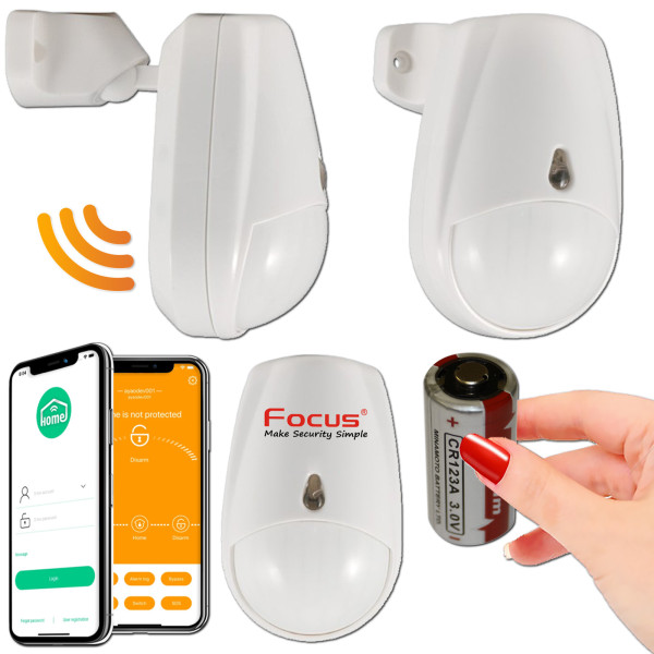 Infrarouge PIR Hyperfréquence 433 Restaurant Commerce GSM Passage FOCUS Radar Immunité Animaux Sécurité Présence Local Connecté 